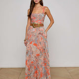 L'AGENCE - Rasha Mesh Paisley Tank