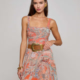 L'AGENCE - Rasha Mesh Paisley Tank
