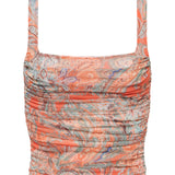 L'AGENCE - Rasha Mesh Paisley Tank