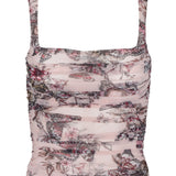 L'AGENCE - Rasha Shirred Mesh Tank