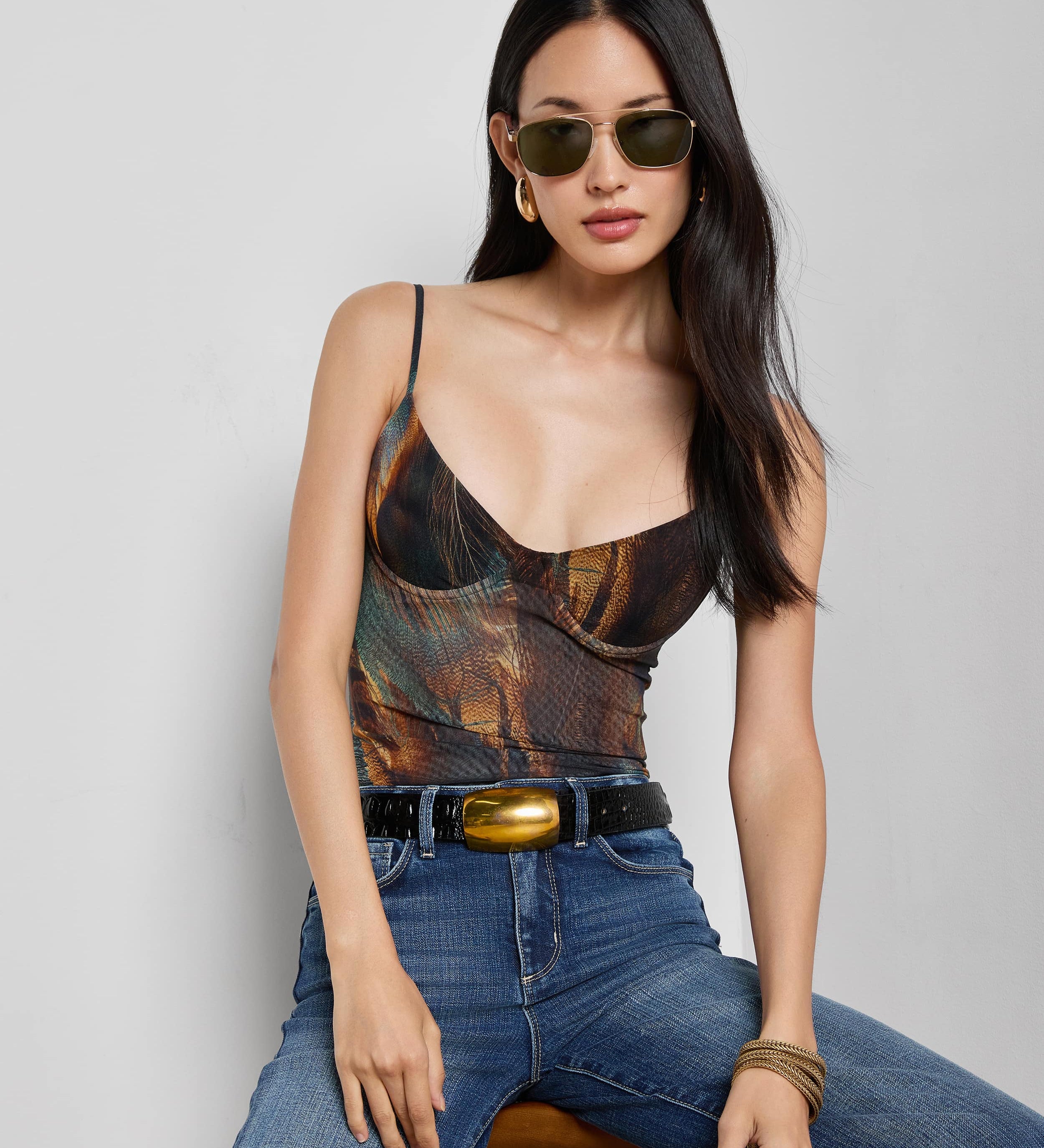 L'AGENCE - Elowen Mesh Bodysuit