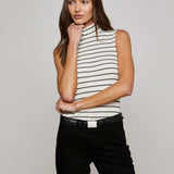 L'AGENCE - Rosie Mock-Neck Tank