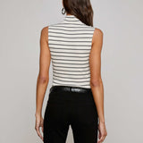 L'AGENCE - Rosie Mock-Neck Tank