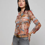 L'AGENCE - Indiana Mesh Blouse