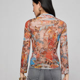 L'AGENCE - Indiana Mesh Blouse