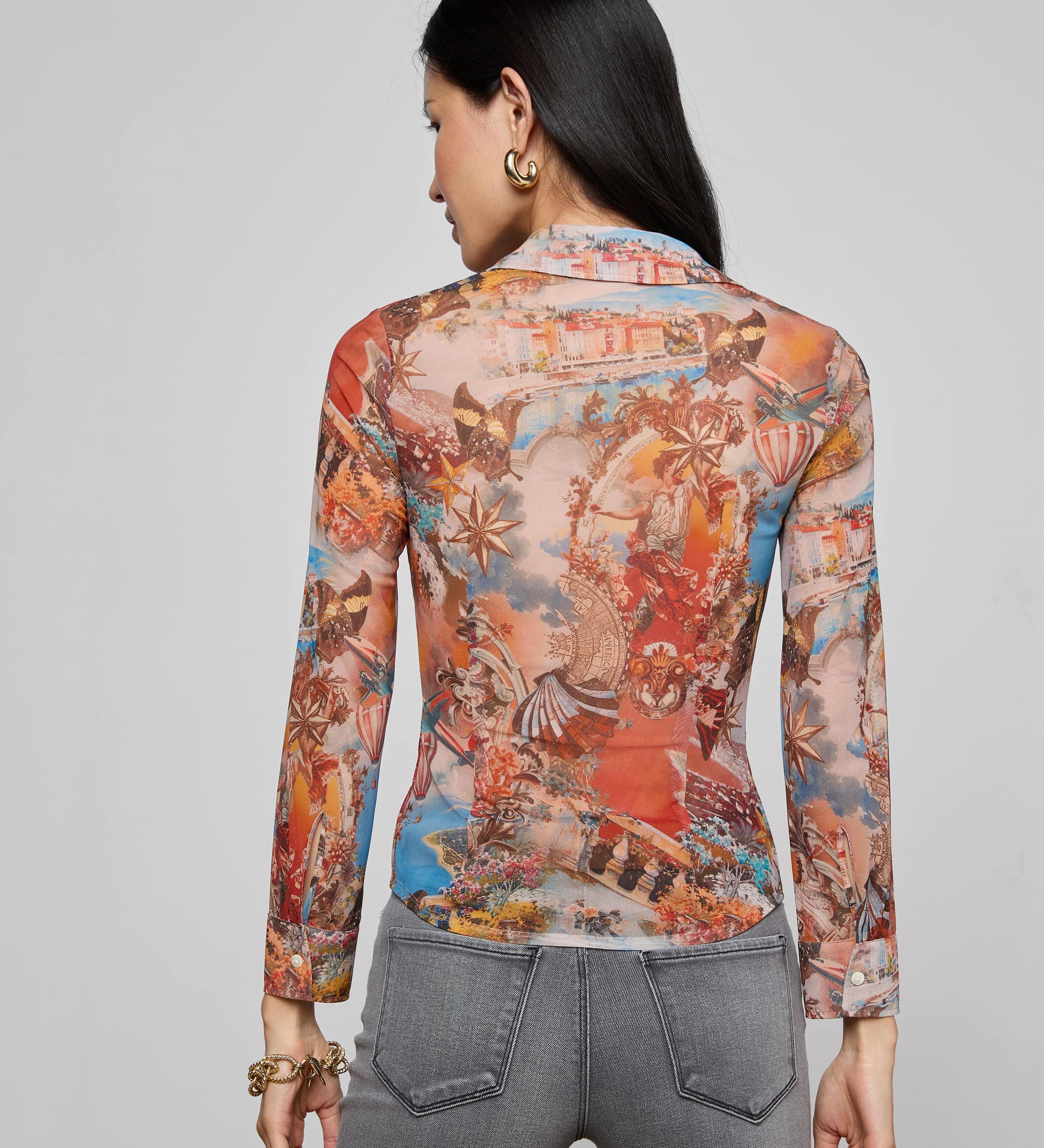 L'AGENCE - Indiana Mesh Blouse