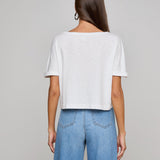 L'AGENCE - Sadie Embroidered Tee