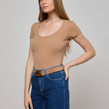 L'AGENCE - Brynlee Scoopneck Tee