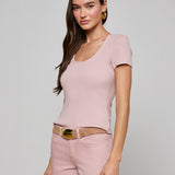L'AGENCE - Brynlee Scoopneck Tee