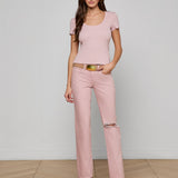 L'AGENCE - Brynlee Scoopneck Tee