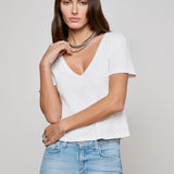 L'AGENCE - Carly V-Neck Tee