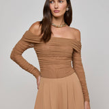 L'AGENCE - Poppie Off-The-Shoulder Bodysuit