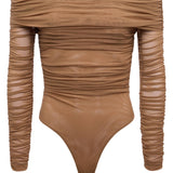 L'AGENCE - Poppie Off-The-Shoulder Bodysuit
