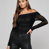 L'AGENCE - Poppie Off-The-Shoulder Bodysuit