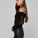 L'AGENCE - Poppie Off-The-Shoulder Bodysuit