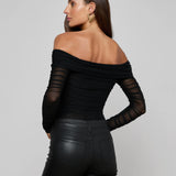 L'AGENCE - Poppie Off-The-Shoulder Bodysuit