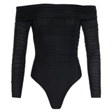 L'AGENCE - Poppie Off-The-Shoulder Bodysuit