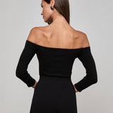 L'AGENCE - Evelyn Off-The-Shoulder Bodysuit