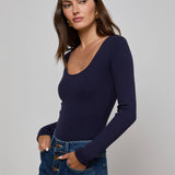 L'AGENCE - Elara Scoopneck Bodysuit