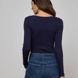 L'AGENCE - Elara Scoopneck Bodysuit