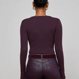 L'AGENCE - Elara Scoopneck Bodysuit