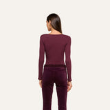 L'AGENCE - Elara Scoopneck Bodysuit