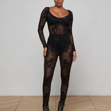 L'AGENCE - Gwendolyn Mesh Knit Bodysuit