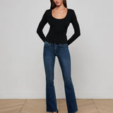 L'AGENCE - Scarlet Scoopneck Tee