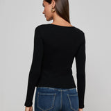 L'AGENCE - Scarlet Scoopneck Tee