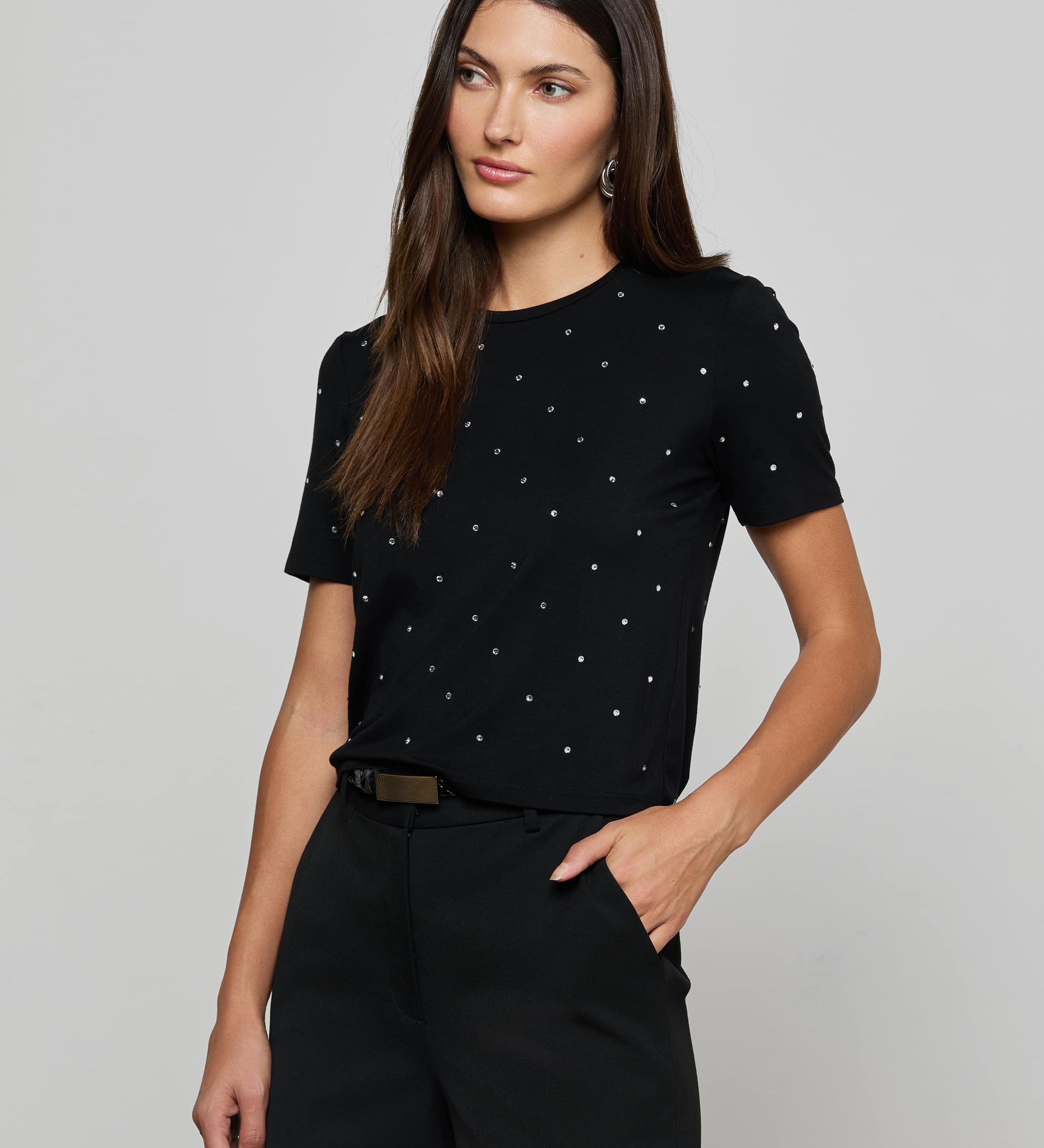 L'AGENCE - Stormy Embellished Tee