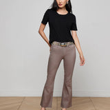 L'AGENCE - Stormy Cropped Cotton Tee