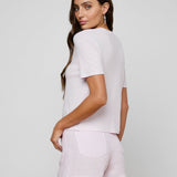 L'AGENCE - Stormy Cropped Cotton Tee