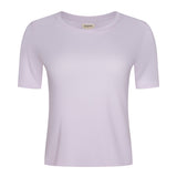 L'AGENCE - Stormy Cropped Cotton Tee