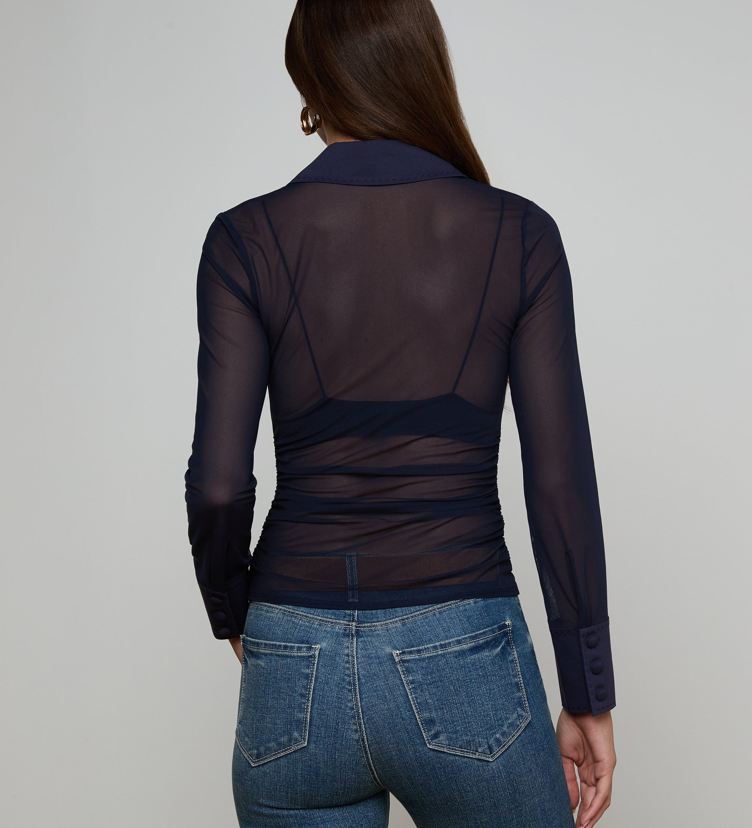 L'AGENCE - Isola Mesh Blouse