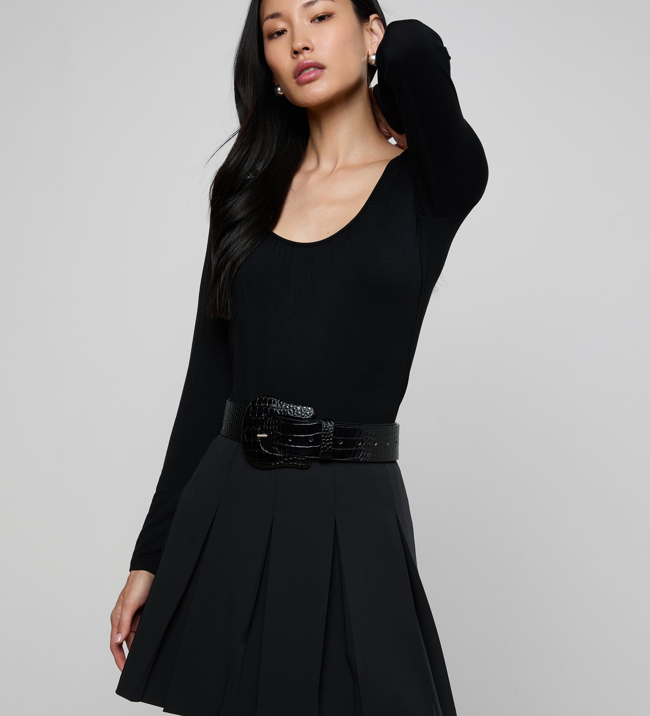 L'AGENCE - Cassandra Ruched Bodysuit