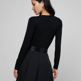 L'AGENCE - Cassandra Ruched Bodysuit