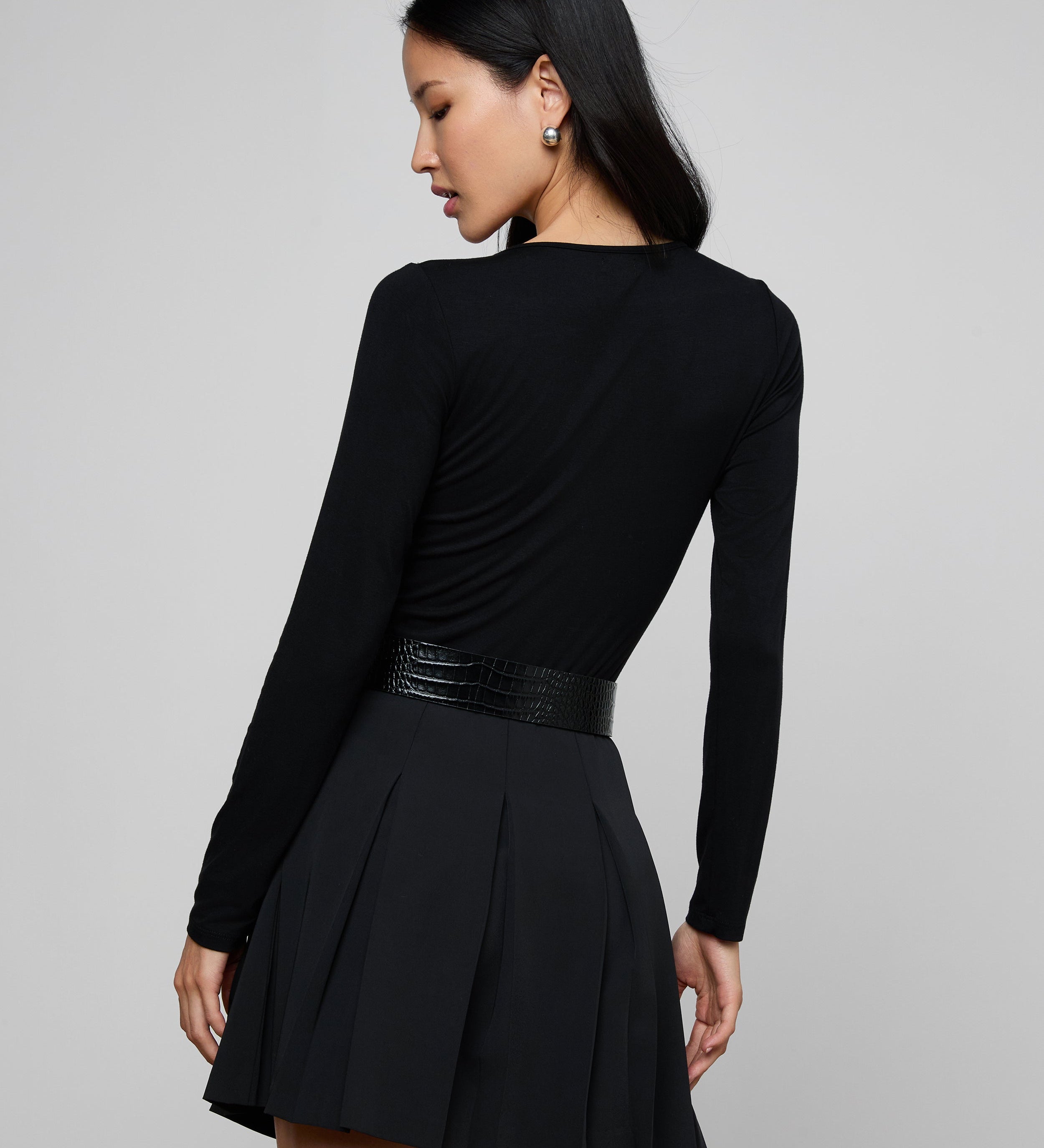L'AGENCE - Cassandra Ruched Bodysuit