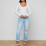 L'AGENCE - Cassandra Ruched Bodysuit
