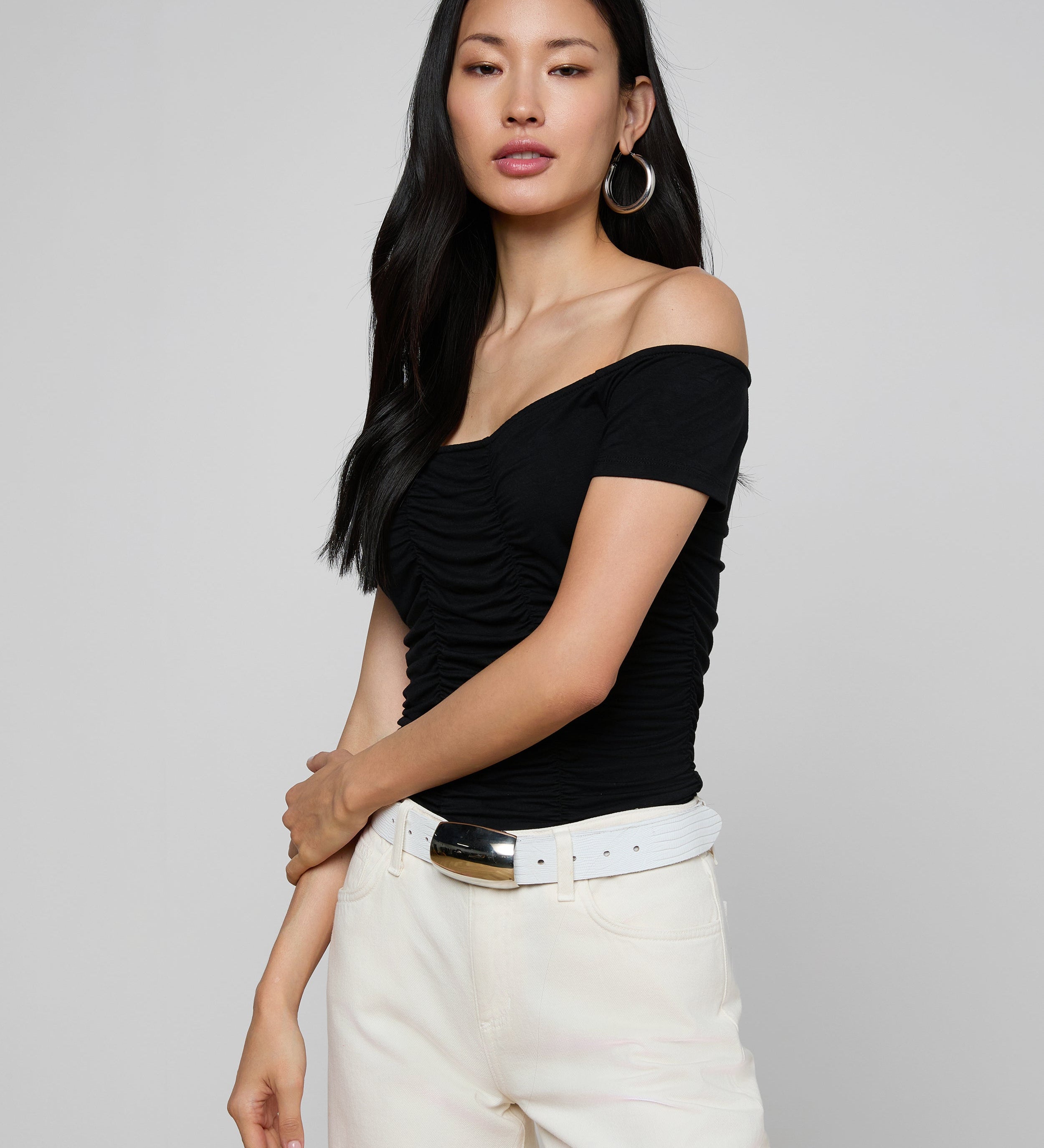 L'AGENCE - Baliegh Ruched Bodysuit