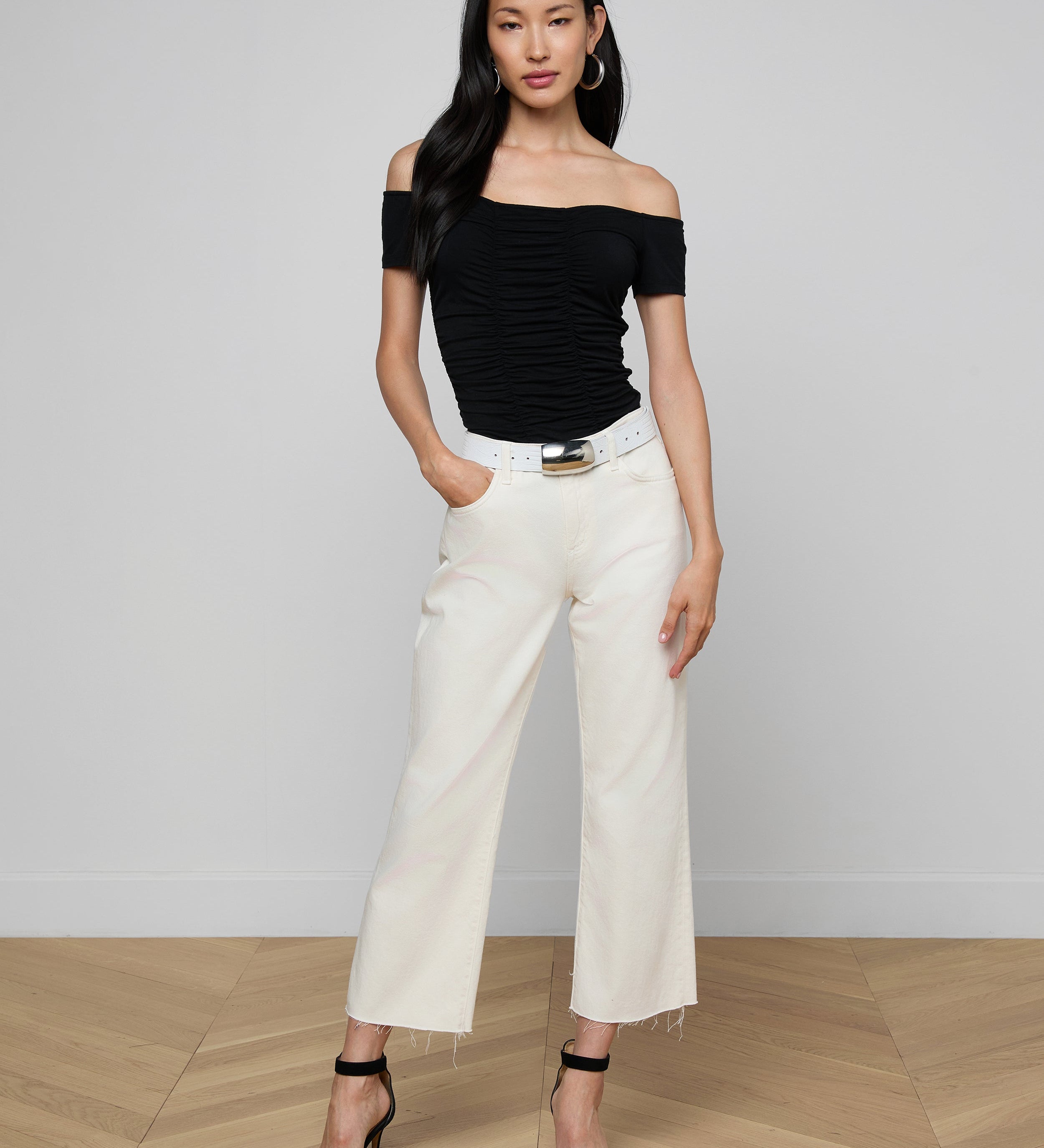 L'AGENCE - Baliegh Ruched Bodysuit