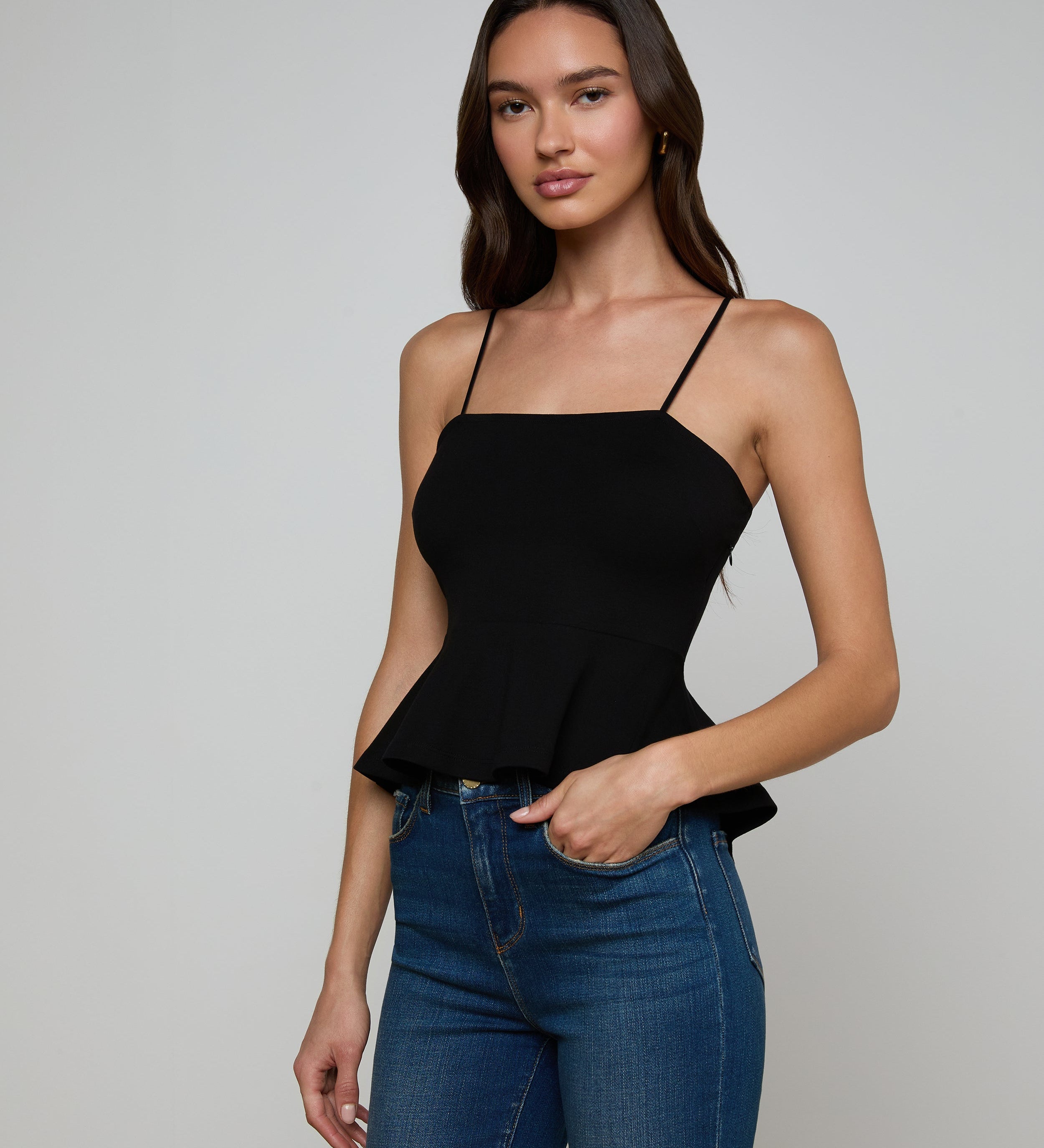 L'AGENCE - Parisa Peplum Top