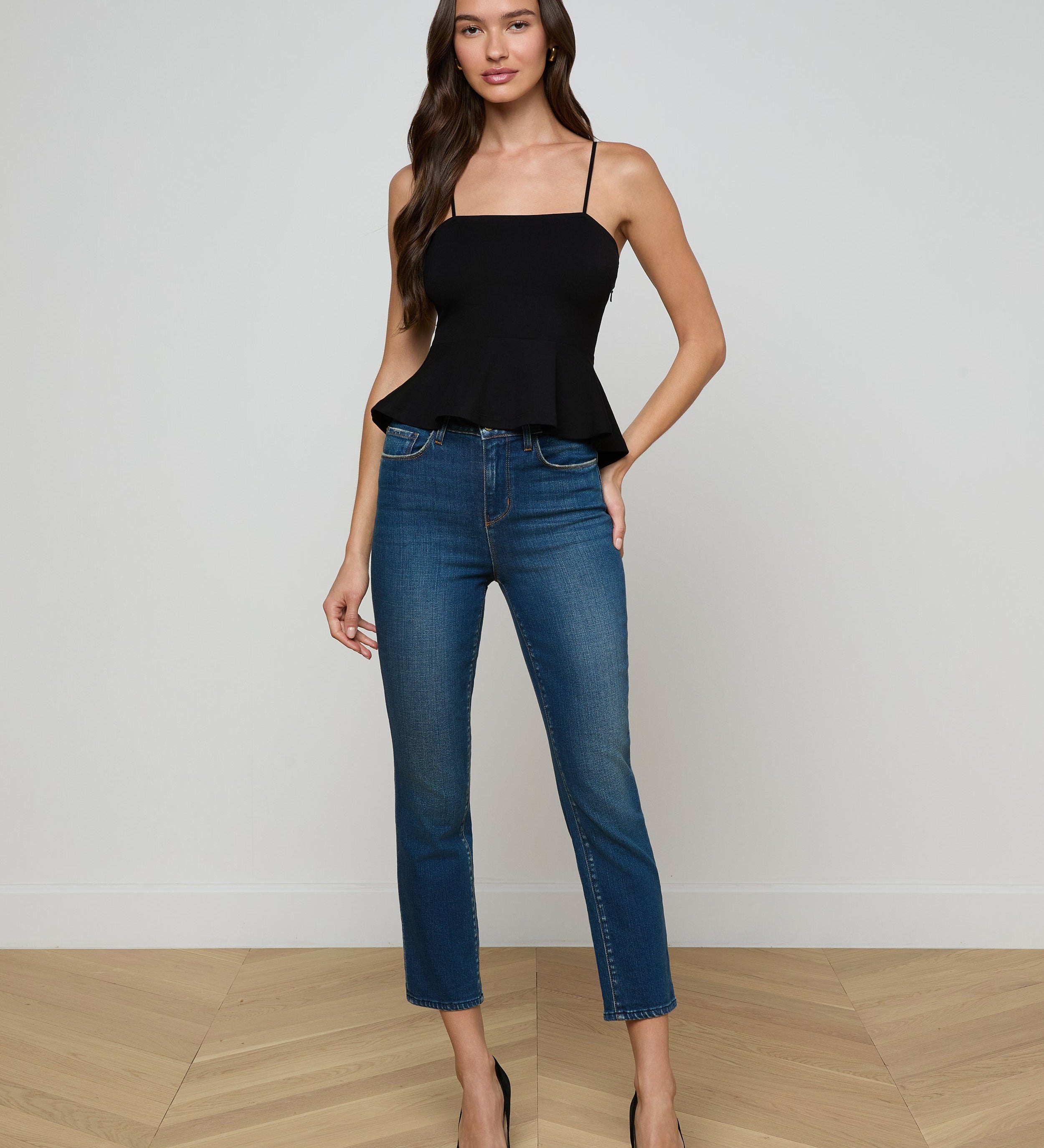 L'AGENCE - Parisa Peplum Top