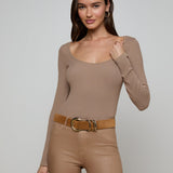 L'AGENCE - Vanya Scoopneck Top