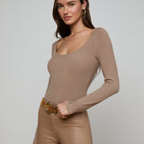 L'AGENCE - Vanya Scoopneck Top