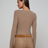 L'AGENCE - Vanya Scoopneck Top