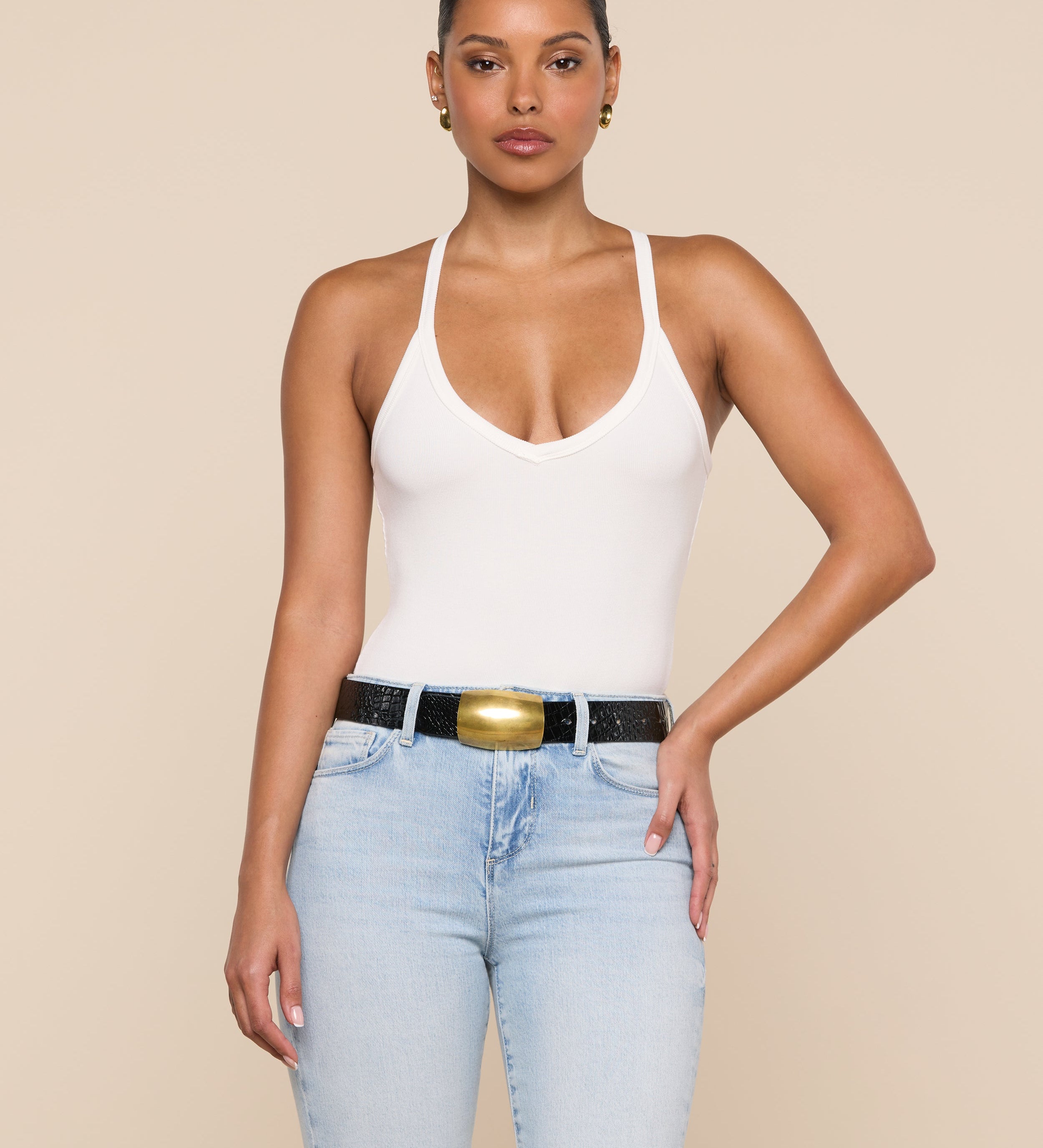 L'AGENCE - Wrenna Racerback Bodysuit