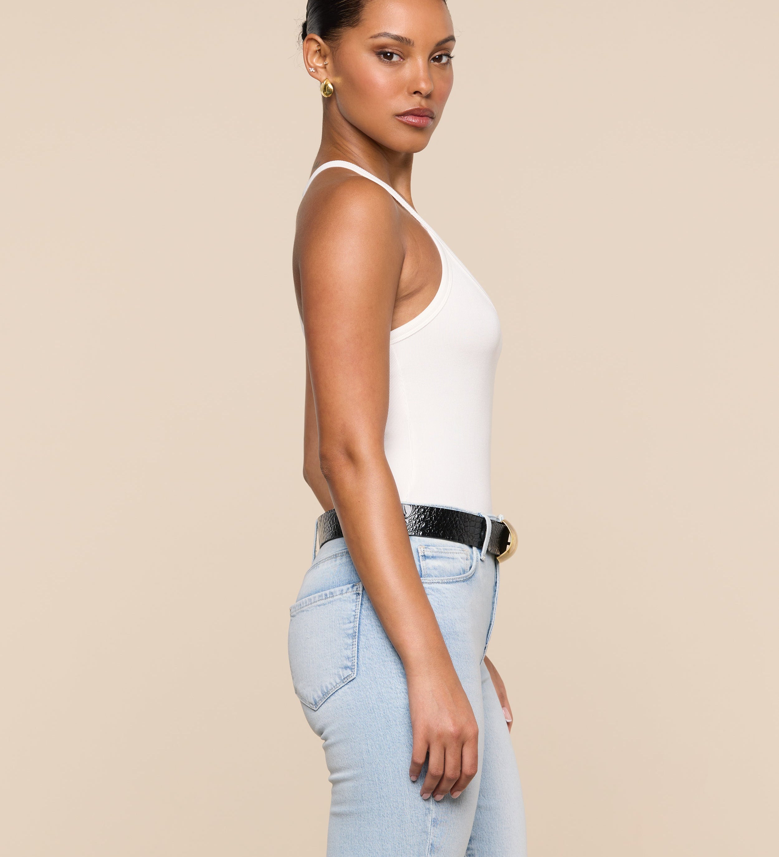 L'AGENCE - Wrenna Racerback Bodysuit