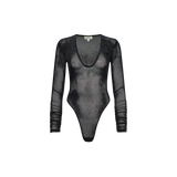 L'AGENCE - Thalassa Velvet Mesh Bodysuit