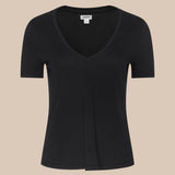 L'AGENCE - Brianna Cotton V - Neck Tee