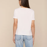 L'AGENCE - Brianna Cotton V - Neck Tee